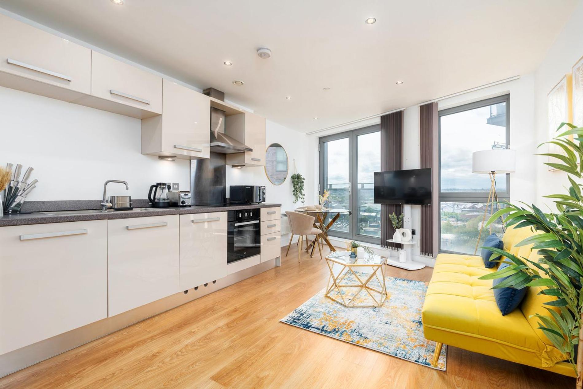 Exclusive Apartment - City Centre - Free Parking -Wifi Netflix- Juliet Balcony Λιντς Εξωτερικό φωτογραφία